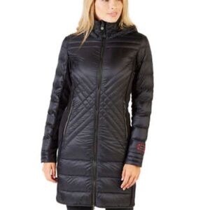 Alp n Rock Women's Black Quilted Puffer Jacket in size Large.